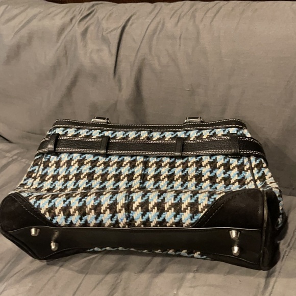 Vintage coach houndstooth bag and small wristlet - Picture 4 of 5